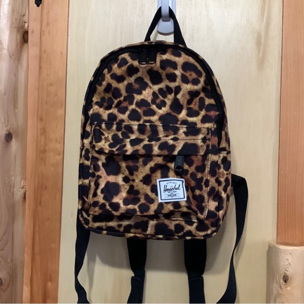 Leopard Print Backpack
